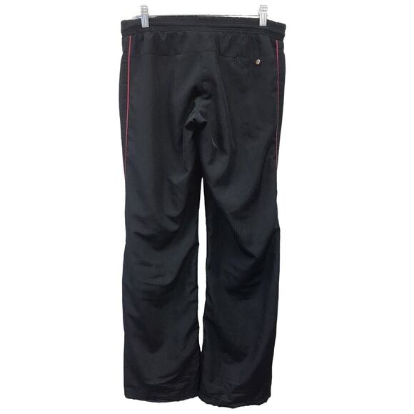 The Athletic Dept Pants Womens Small 4 6 Activewear Black Red Lined - Picture 4 of 9